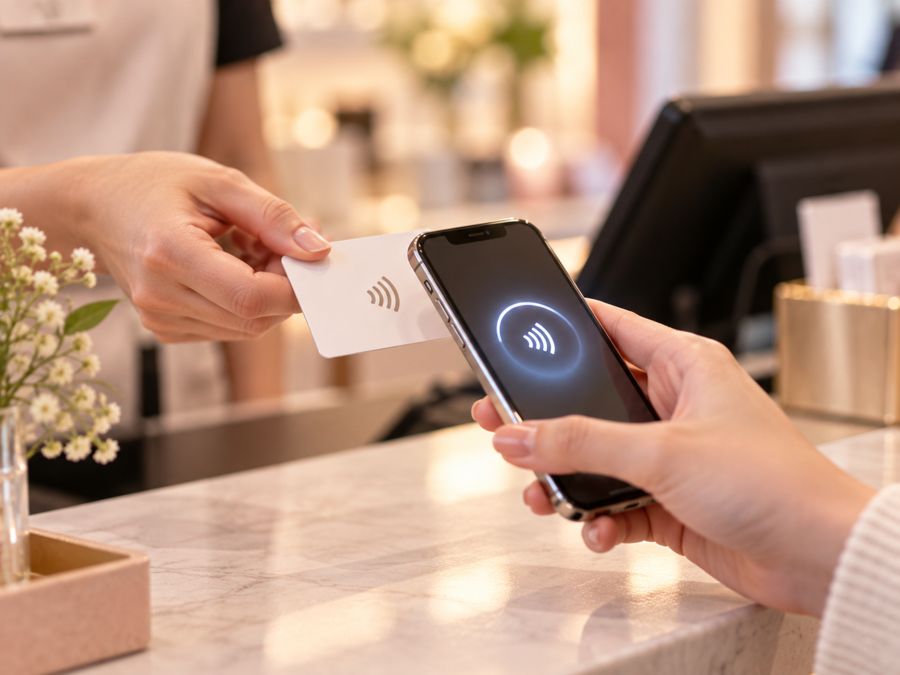 One tap with NFC